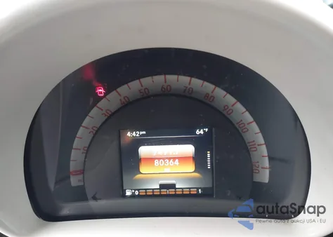 2017 Smart Fortwo Passion/Prime/Proxy/Pure z USA, uszkodzony, nr VIN WMEFJ5DA4HK169267